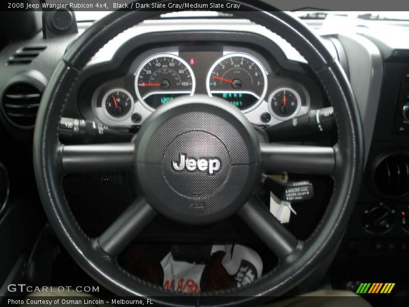 Black / Dark Slate Gray/Medium Slate Gray 2008 Jeep Wrangler Rubicon 4x4