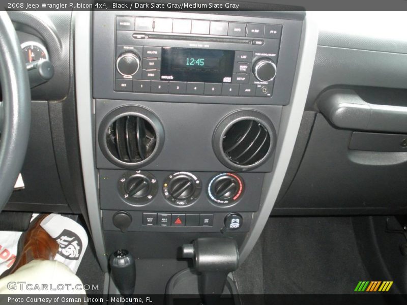 Black / Dark Slate Gray/Medium Slate Gray 2008 Jeep Wrangler Rubicon 4x4