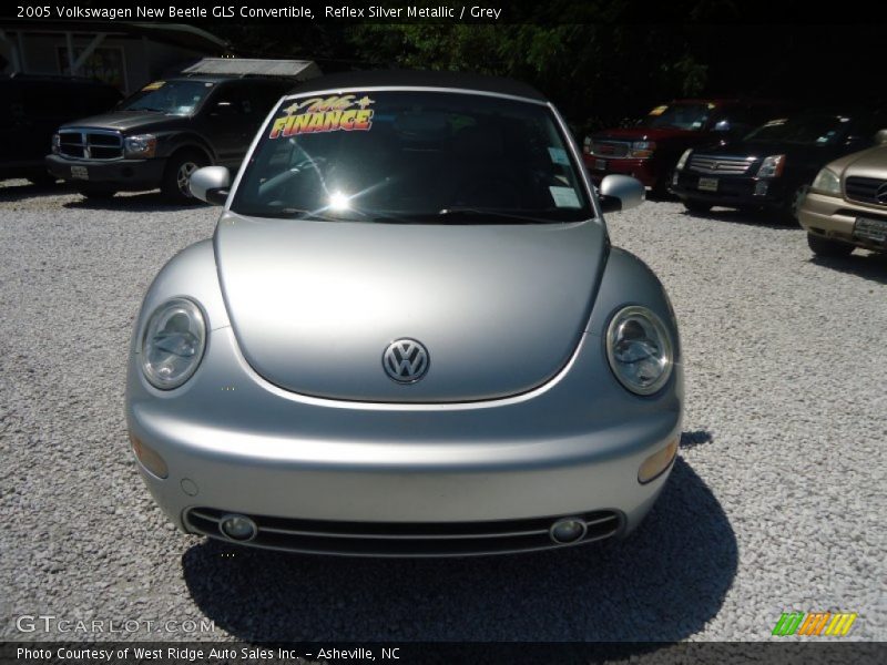Reflex Silver Metallic / Grey 2005 Volkswagen New Beetle GLS Convertible