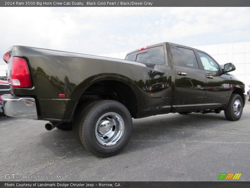 Black Gold Pearl / Black/Diesel Gray 2014 Ram 3500 Big Horn Crew Cab Dually