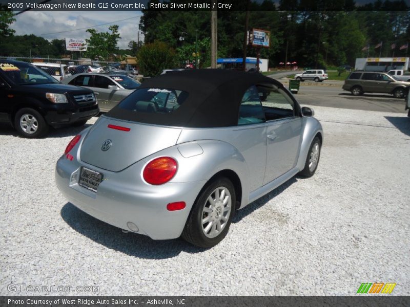 Reflex Silver Metallic / Grey 2005 Volkswagen New Beetle GLS Convertible
