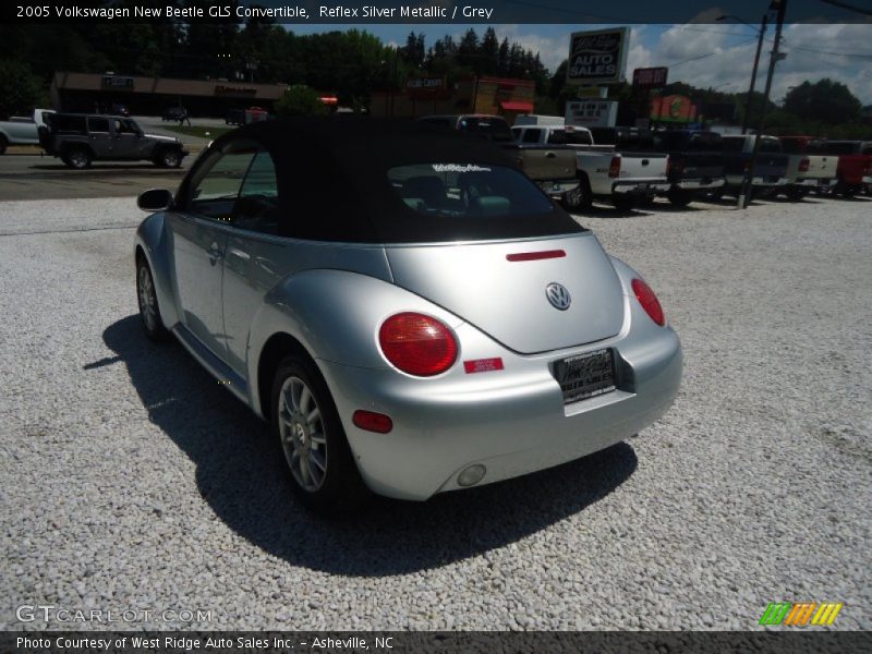 Reflex Silver Metallic / Grey 2005 Volkswagen New Beetle GLS Convertible
