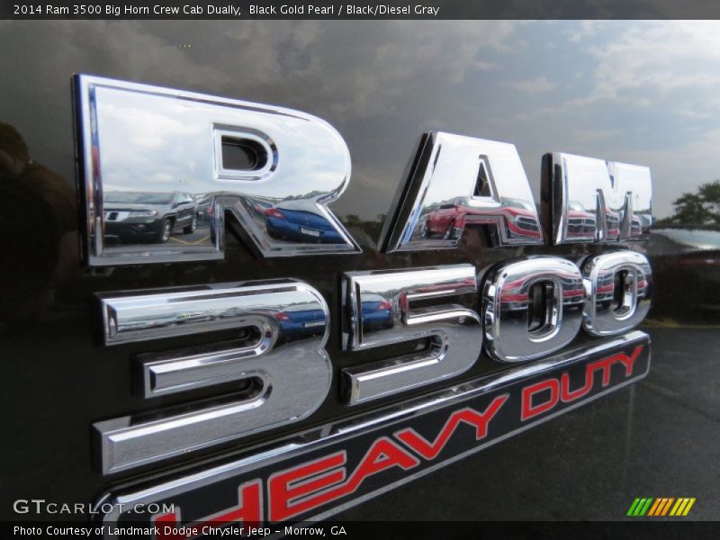 Black Gold Pearl / Black/Diesel Gray 2014 Ram 3500 Big Horn Crew Cab Dually