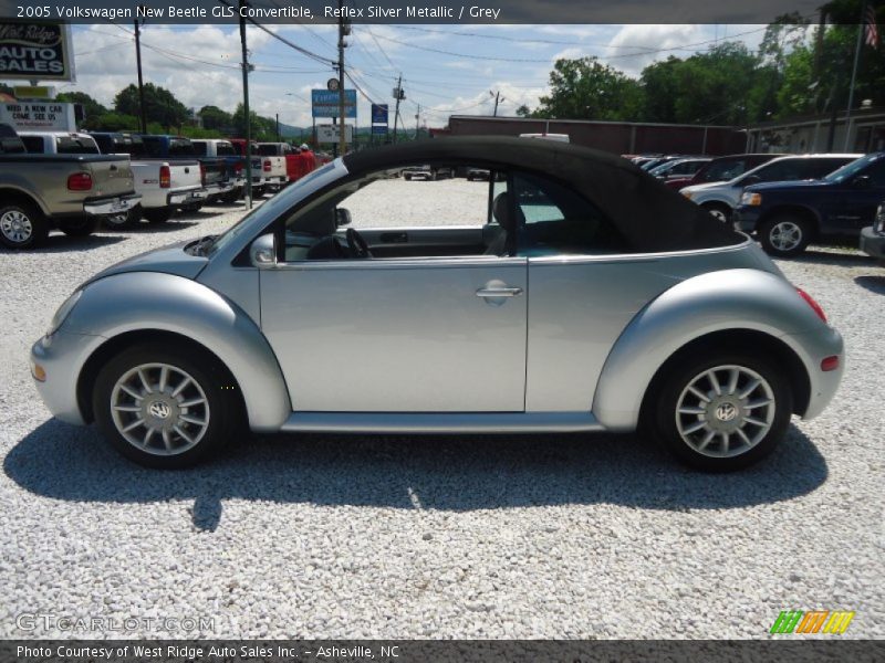 Reflex Silver Metallic / Grey 2005 Volkswagen New Beetle GLS Convertible