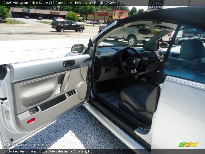 Reflex Silver Metallic / Grey 2005 Volkswagen New Beetle GLS Convertible