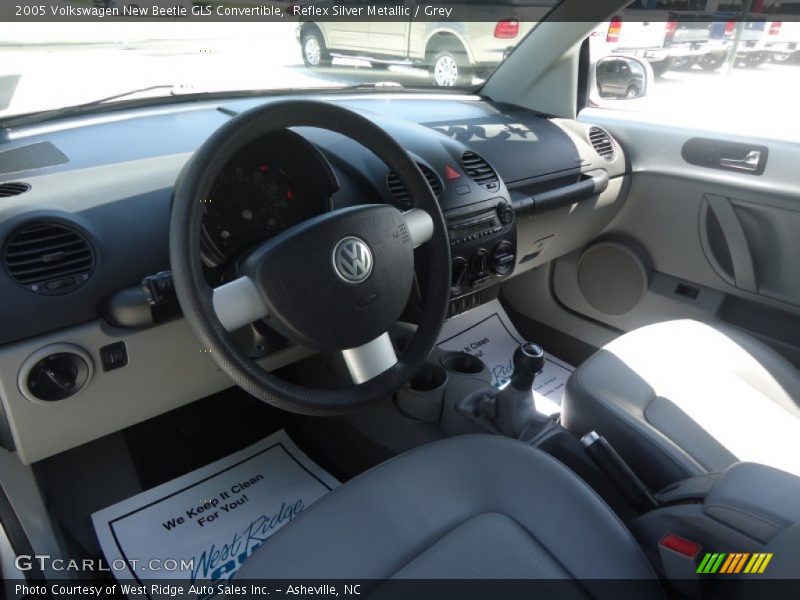  2005 New Beetle GLS Convertible Grey Interior
