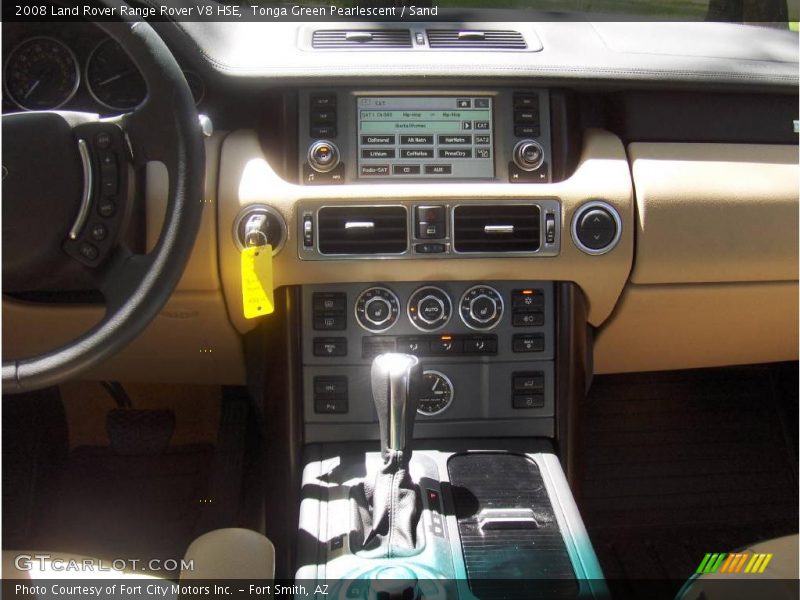 Tonga Green Pearlescent / Sand 2008 Land Rover Range Rover V8 HSE