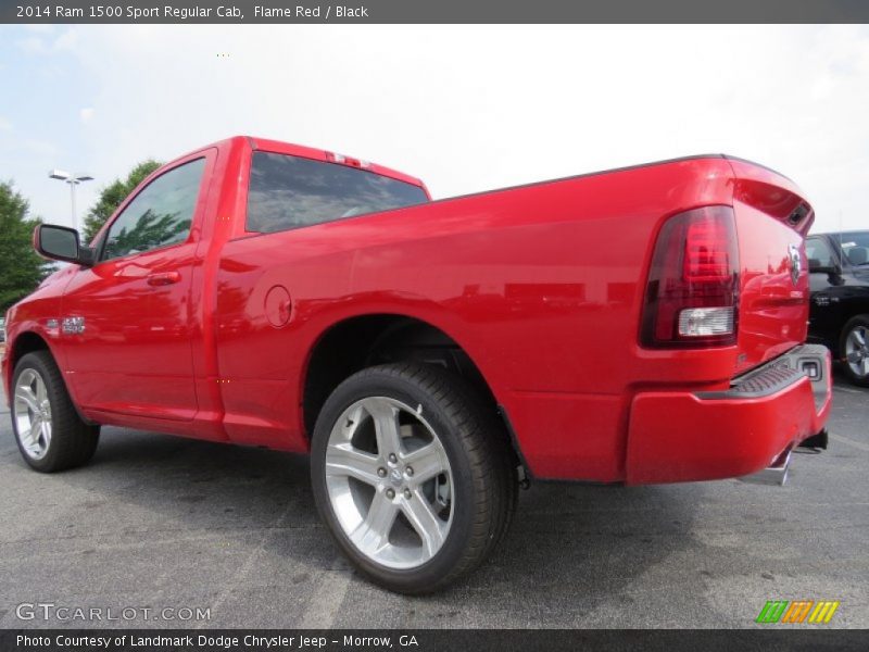 Flame Red / Black 2014 Ram 1500 Sport Regular Cab