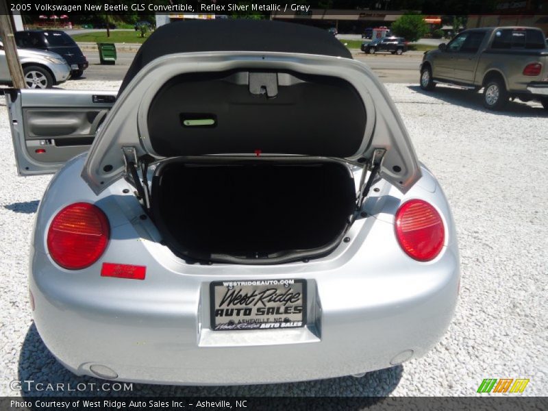 Reflex Silver Metallic / Grey 2005 Volkswagen New Beetle GLS Convertible