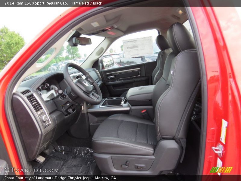 Flame Red / Black 2014 Ram 1500 Sport Regular Cab