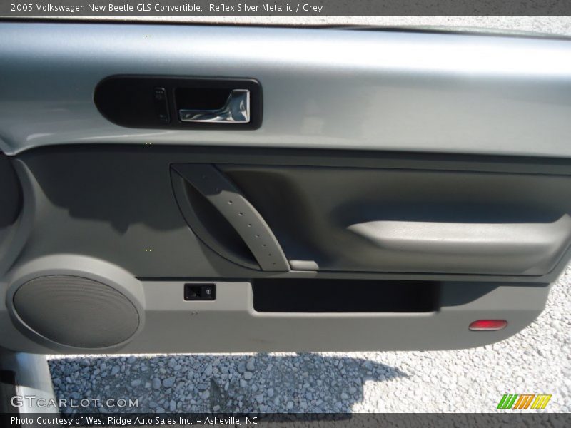 Reflex Silver Metallic / Grey 2005 Volkswagen New Beetle GLS Convertible