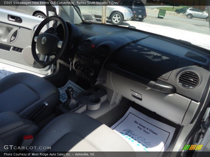 Reflex Silver Metallic / Grey 2005 Volkswagen New Beetle GLS Convertible