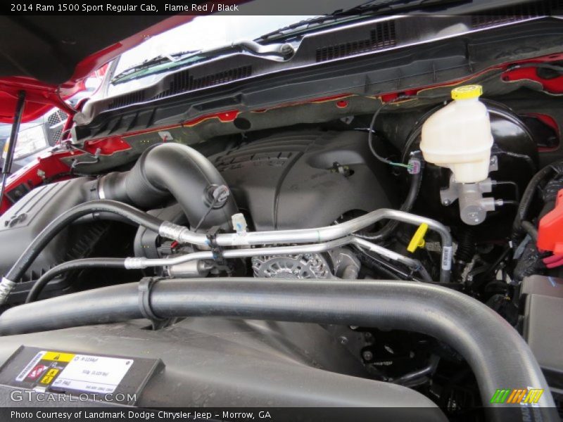 Flame Red / Black 2014 Ram 1500 Sport Regular Cab
