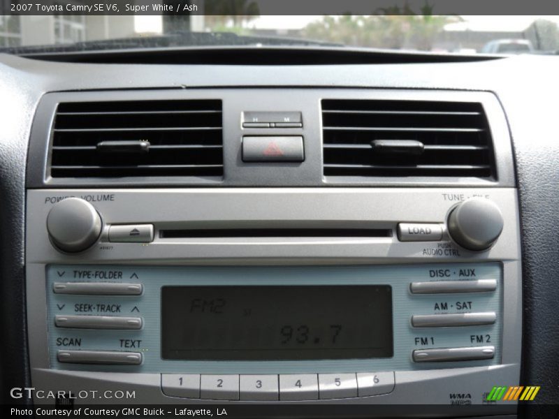 Audio System of 2007 Camry SE V6