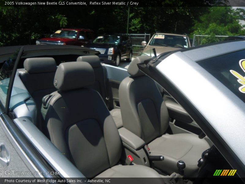 Reflex Silver Metallic / Grey 2005 Volkswagen New Beetle GLS Convertible
