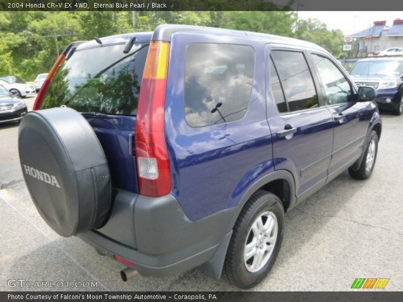 Eternal Blue Pearl / Black 2004 Honda CR-V EX 4WD