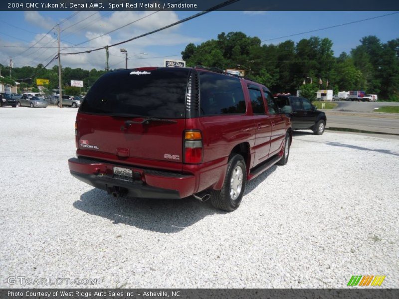 Sport Red Metallic / Sandstone 2004 GMC Yukon XL Denali AWD