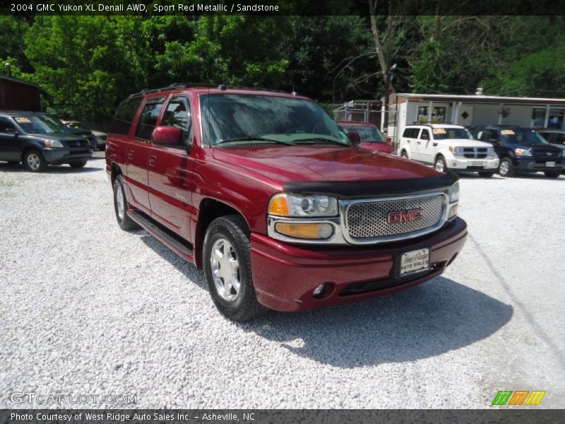 Sport Red Metallic / Sandstone 2004 GMC Yukon XL Denali AWD