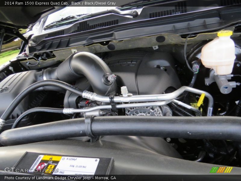 Black / Black/Diesel Gray 2014 Ram 1500 Express Quad Cab