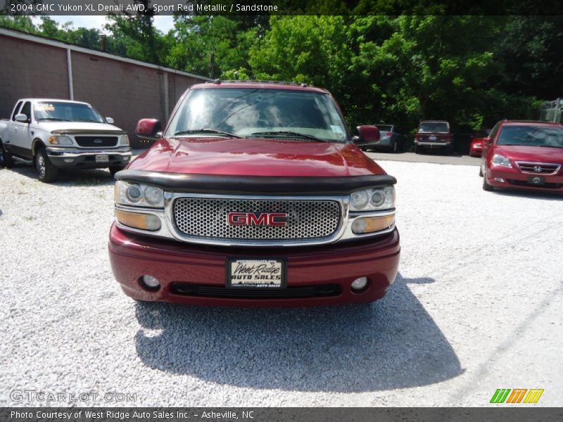 Sport Red Metallic / Sandstone 2004 GMC Yukon XL Denali AWD