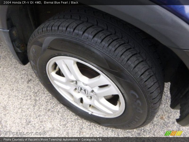 Eternal Blue Pearl / Black 2004 Honda CR-V EX 4WD