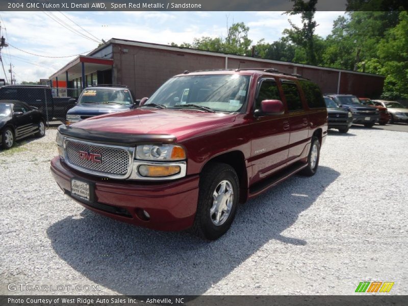 Sport Red Metallic / Sandstone 2004 GMC Yukon XL Denali AWD