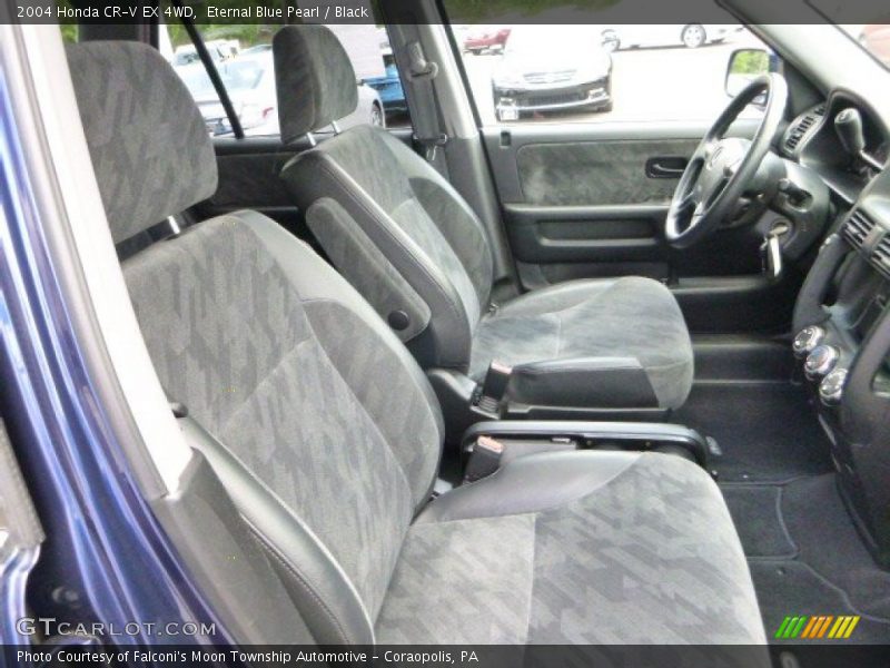 Eternal Blue Pearl / Black 2004 Honda CR-V EX 4WD