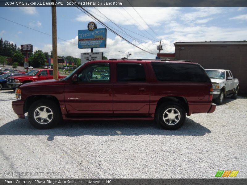 Sport Red Metallic / Sandstone 2004 GMC Yukon XL Denali AWD