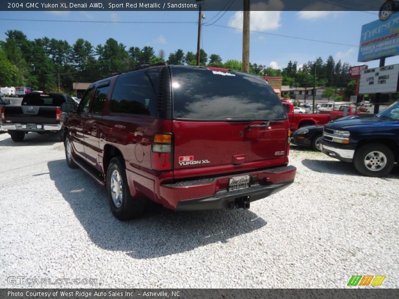 Sport Red Metallic / Sandstone 2004 GMC Yukon XL Denali AWD