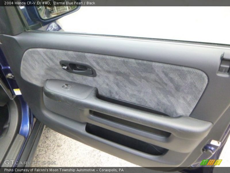 Eternal Blue Pearl / Black 2004 Honda CR-V EX 4WD