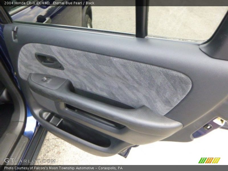Eternal Blue Pearl / Black 2004 Honda CR-V EX 4WD