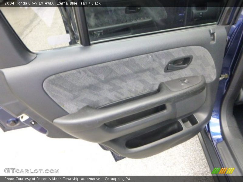 Eternal Blue Pearl / Black 2004 Honda CR-V EX 4WD