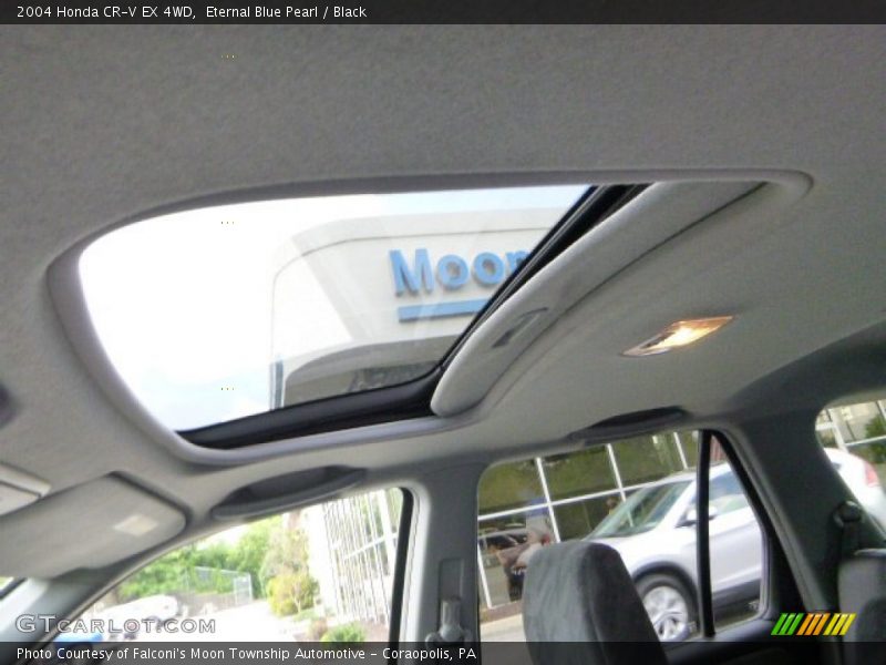 Eternal Blue Pearl / Black 2004 Honda CR-V EX 4WD