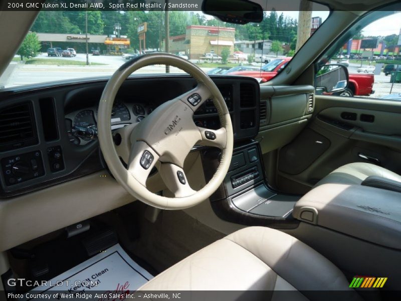 Sport Red Metallic / Sandstone 2004 GMC Yukon XL Denali AWD