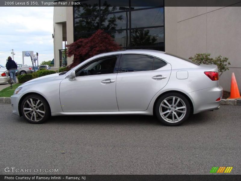 Tungsten Pearl / Black 2006 Lexus IS 350