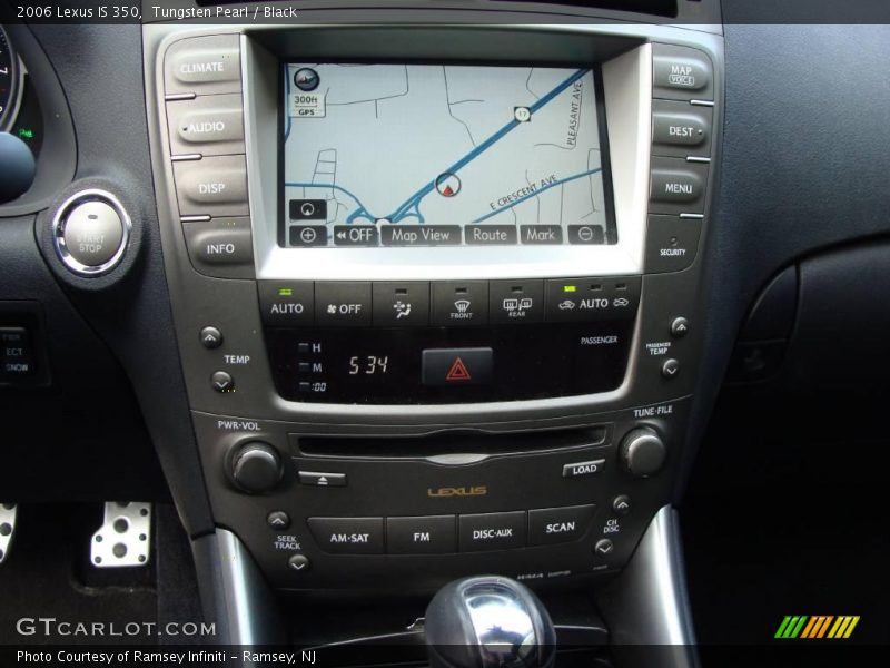 Tungsten Pearl / Black 2006 Lexus IS 350