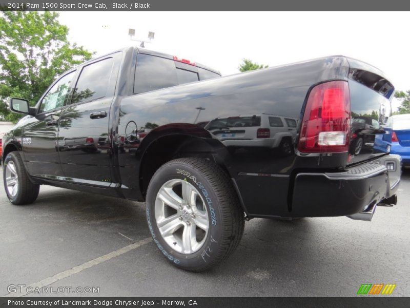 Black / Black 2014 Ram 1500 Sport Crew Cab