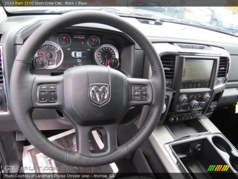 Black / Black 2014 Ram 1500 Sport Crew Cab