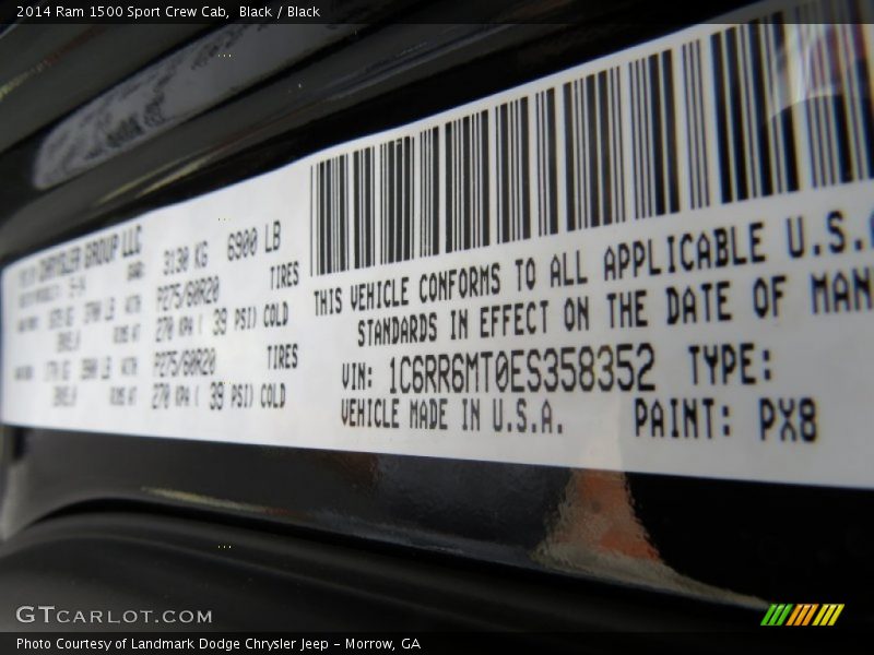 Black / Black 2014 Ram 1500 Sport Crew Cab