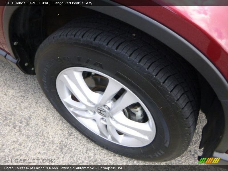 Tango Red Pearl / Gray 2011 Honda CR-V EX 4WD