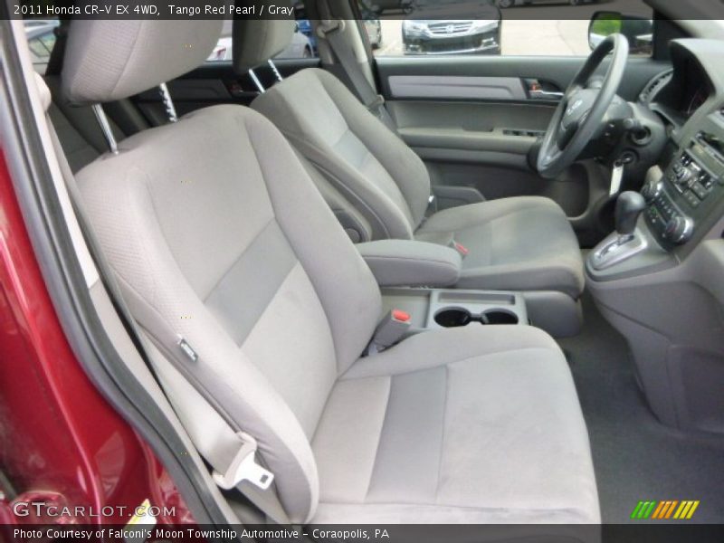 Tango Red Pearl / Gray 2011 Honda CR-V EX 4WD