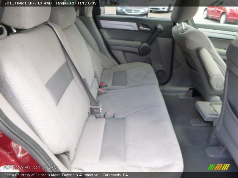 Tango Red Pearl / Gray 2011 Honda CR-V EX 4WD
