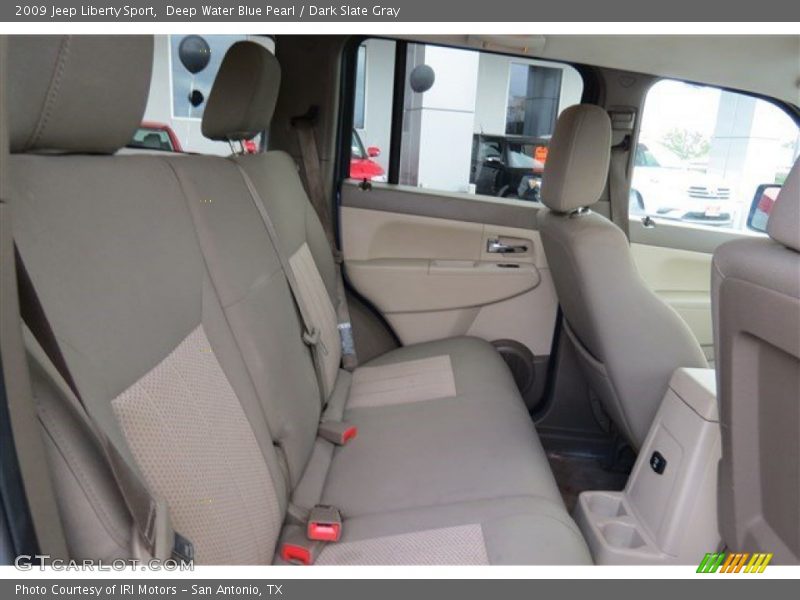 Deep Water Blue Pearl / Dark Slate Gray 2009 Jeep Liberty Sport