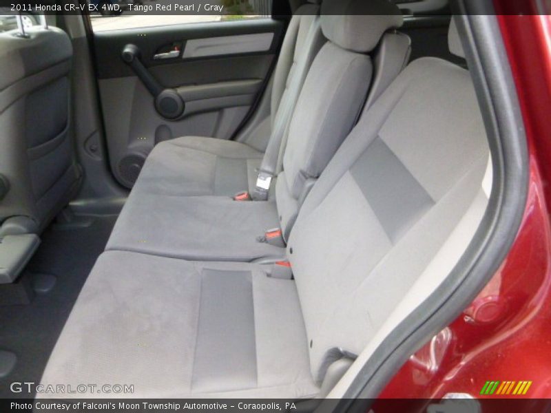 Tango Red Pearl / Gray 2011 Honda CR-V EX 4WD