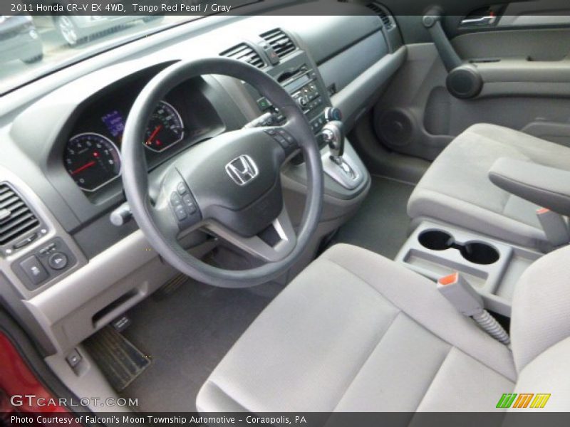 Gray Interior - 2011 CR-V EX 4WD 