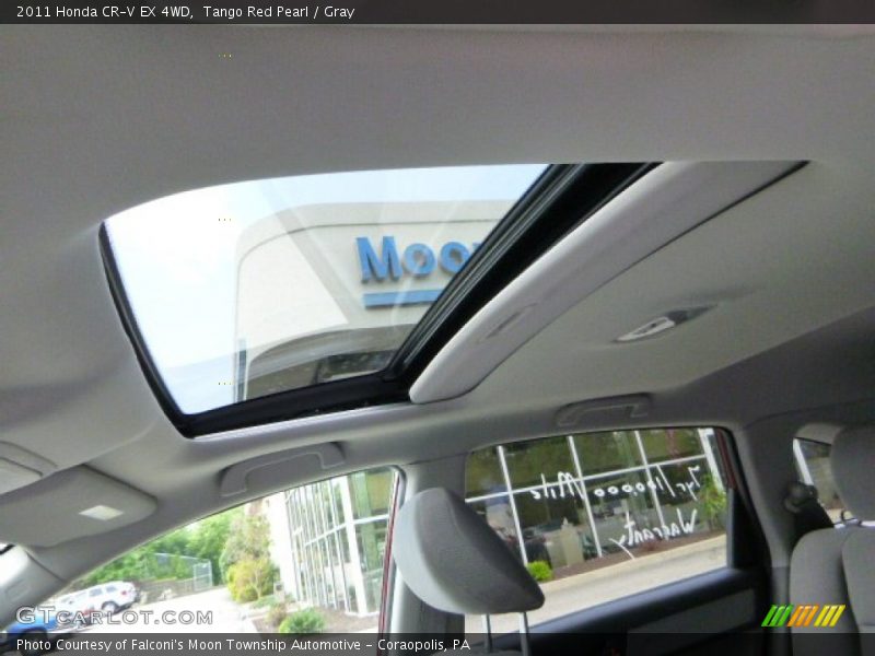 Tango Red Pearl / Gray 2011 Honda CR-V EX 4WD