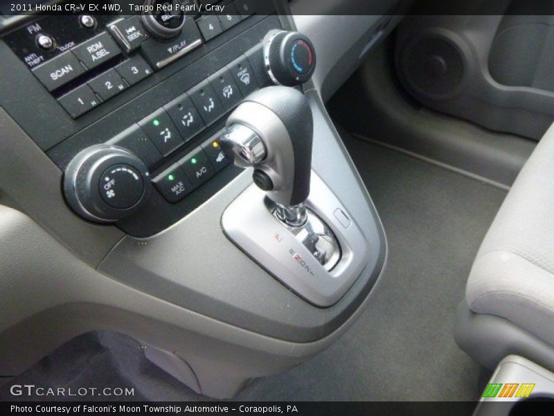 Tango Red Pearl / Gray 2011 Honda CR-V EX 4WD