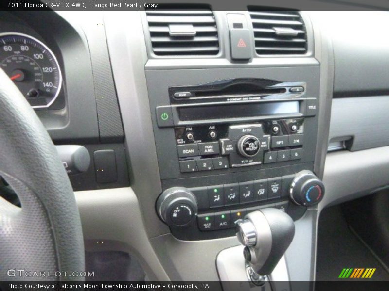 Tango Red Pearl / Gray 2011 Honda CR-V EX 4WD