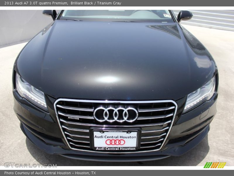 Brilliant Black / Titanium Gray 2013 Audi A7 3.0T quattro Premium