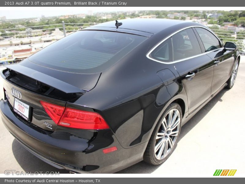 Brilliant Black / Titanium Gray 2013 Audi A7 3.0T quattro Premium